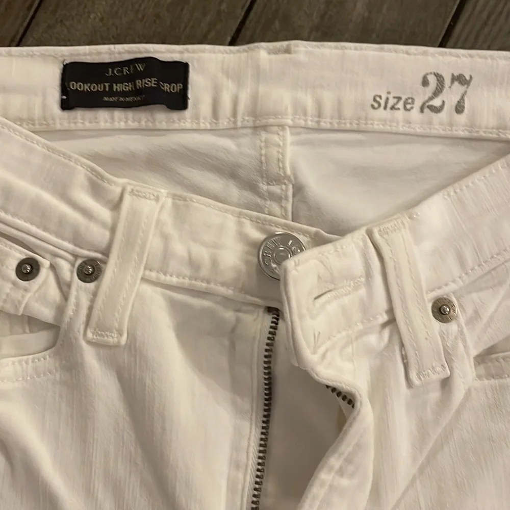 J. Crew White Jeans - Picture 2 of 4
